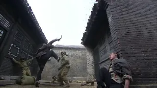 兄弟被日軍亂槍打死，他憤怒致極，雙刀砍殺日軍一個排 ⚔️ 抗日 | Kung Fu