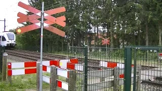 Spoorwegovergang Schin op Geul // Dutch railroad crossing