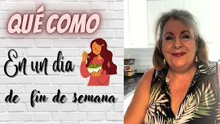 QUÉ COMO EN UN DÍA DE FIN DE SEMANA | COMER MÁS SALUDABLE SIN HACER DIETA 🥦🥑