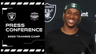 Marcus Peters and Zamir White Presser - 8.5.23 | 2023 Training Camp | Raiders | NFL