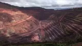 Vast iron mine carved out of Brazil's forest