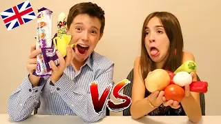 BRITISH CANDY vs REAL FOOD!!