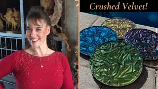 #3 Crushed Velvet Resin Coasters With Chameleon Powders!