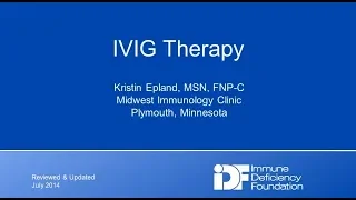 IVIG Therapy