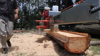 The incredible one man portable sawmill