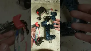 Bosch GDX18V-200 impact driver not running, how to replace A faulty switch.