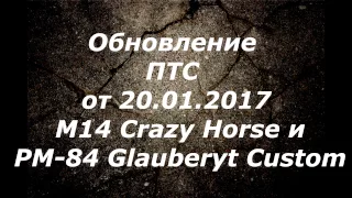 Новые пушки на ПТС от 20.01.2017: М14 Crazy Horse и ПП PM-84 Glauberyt Custom