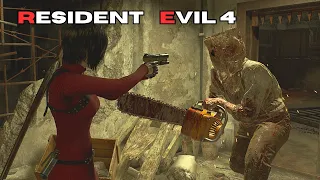 RE 4 Remake Separate Ways - Ada Death Animations | Chainsaw |Plaga | Ganados Part 2