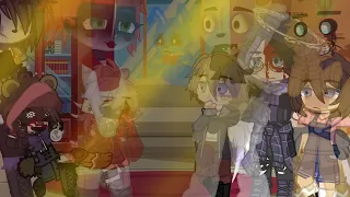 Afton family meets In to the pit ll All parts ll ft Afton family ll FNaF