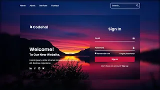 How To Create A Website With Login And Register | HTML & CSS & Javascript