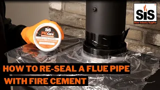 How to re-seal your flue pipe with fire cement | Stove Industry Supplies