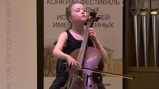 Anna Feutrie, 10 years - G. Golterman Concert N4, Op. 65, mouvement 2 and 3