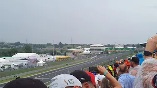 F1 2021 Hungarian Gp Start Crash and Fans reaction #hungariangp #f1