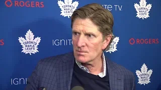 Maple Leafs Morning Skate: Mike Babcock - February 1, 2019
