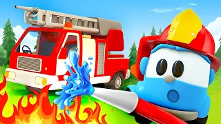 The Fire Truck song for kids! Baby songs about the ambulance & tow trucks for kids. Nursery rhymes.