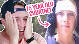 WE REACT TO COURTNEY’S OLD YOUTUBE VIDEOS