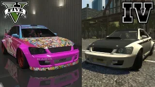 Karin Sultan + Sultan RS (GTA IV & GTA V)