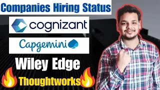 Cognizant GenC , Capgemini , Wiley Edge Hiring Updates | OFF Campus Upcoming Big Hiring Drives 2024