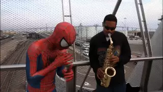 The Amazing Spiderman 2 with Sax Man