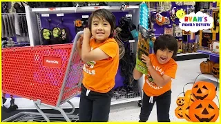 Ryan Halloween Shopping at party city for Costumes!!!