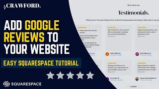 How to Add Google Reviews to Squarespace Website