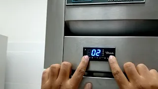 Configuración de Celsius ah Fahrenheit- Refrigerador True