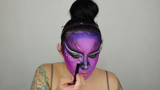 Dragon Makeup | Creative Illusion Fantasy | Mythology Halloween Costume