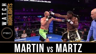 Martin vs Martz HIGHLIGHTS: July 13, 2019 - PBC on FS1