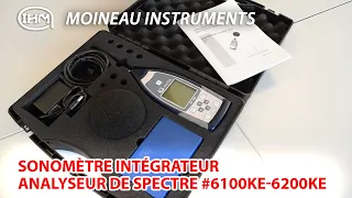 Sonomètre intégrateur analyseur de spectre