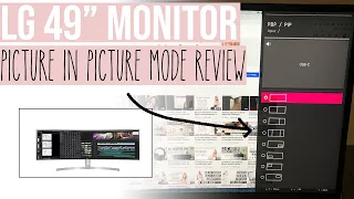 Picture in Picture Mode with a 49” LG Monitor (LG49WL95c) with Two Separate Computers #shorts