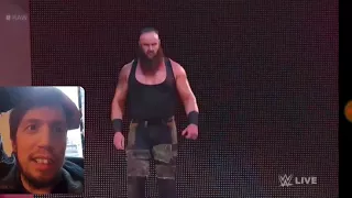 WWE Raw 4/12 2017 Elias Samson destroyed by Braun Strowman