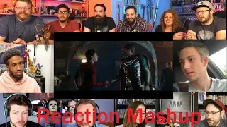 SPIDER MAN  FAR FROM HOME   Official Trailer 2 REACTIONS MASHUP