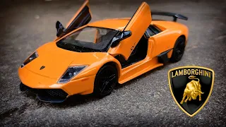 Unboxing Lamborghini Murcielago SV | Scale Model Toy Car| 1:36