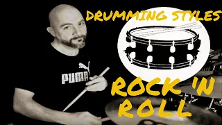 ROCK 'N  ROLL DRUM Drumming Styles GROOVE