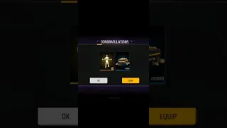 Finally I got the emote Craftland Level up Mission  Complete Free Fire #shorts
