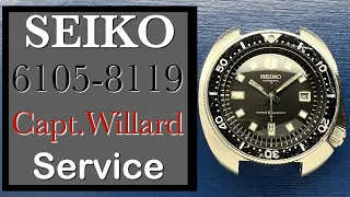 For T.B. -- Seiko 6105-8119 "Captain Willard" Service and Restoration