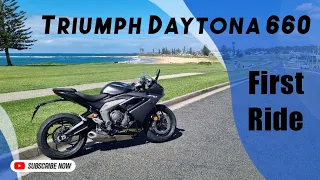 Triumph Daytona 660 First Ride