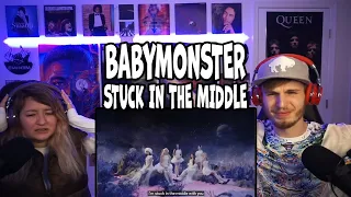 HOLY VOCALS!! | BABYMONSTER - STUCK IN THE MIDDLE (REACTION + LYRIC INTERPRTATION!)