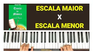 QUAL A DIFERENÇA ENTRE A ESCALA MAIOR e MENOR PRIMITIVA (NATURAL)? Teoria musical para INICIANTES