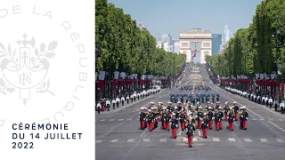 Cérémonie du 14 juillet 2022.