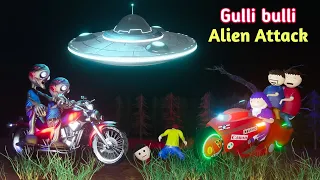 gulli bulli alien attack | gulli bulli cartoon | gulli bulli | allien attack | make joke horror