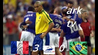 France - Brazil 3 0 .FIFA World Cup Final.12.07.1998.HD Бразилия - Франция 0:3 Финал чемпионата мира