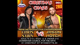 TNA Wrestling's Chris Sabin vs Jason Hotch - MPW Metropolitan Championship