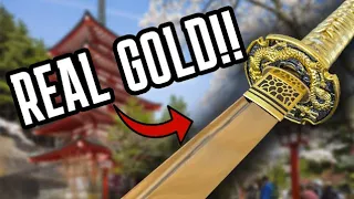 We Made A Pure Gold Katana