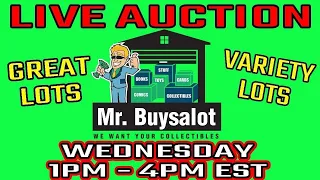 Live YouTube Auction @Mr. Buysalot Movie Posters Photos Comics Pokemon Cards Collectibles 1/6/20