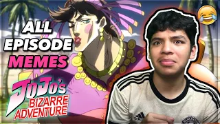 1 Meme From Every Episode of JoJo's Bizarre Adventure Reaction! (TRY NOT TO LAUGH!)