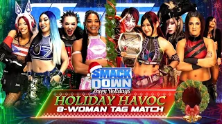 Bianca Belair, Shotzi, Zelina Vega & Michin Vs Damage CTRL Parte 2 -WWE Smackdown 22/12/2023 Español