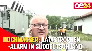 Hochwasser: Katastrophenalarm in Süddeutschland