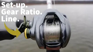 SHIMANO CURADO DC REVIEW & SETUP - Casting Distance Test - LINE? GEAR  RATIO? |