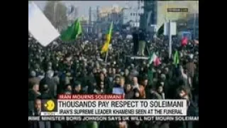 Huge crowds in Tehran for Soleimani’s funeral procession